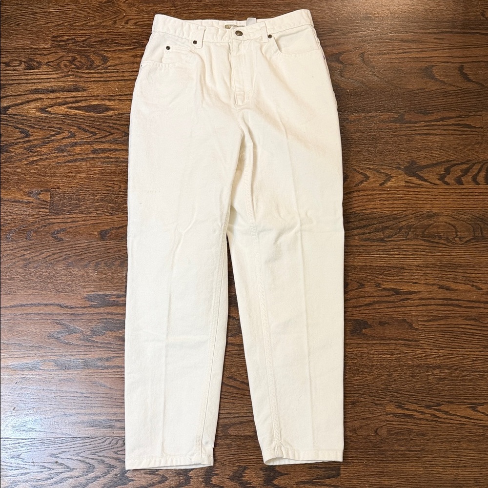 Liz Claiborne Petite Cream Jeans